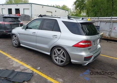 2012 Mercedes-Benz Ml 63 Amg 4Matic from USA, damaged, VIN 4JGDA7EBXCA053025